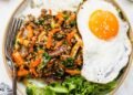Floor Beef Bibimbap (Simple Korean-Impressed One-Skillet Bowl)