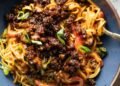 Caramelized Beef and Peanut Noodles Recipe