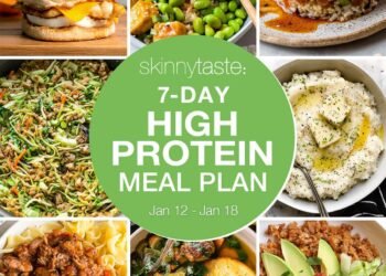 7 Day Excessive-Protein Excessive-Fiber Eating regimen Meal Plan