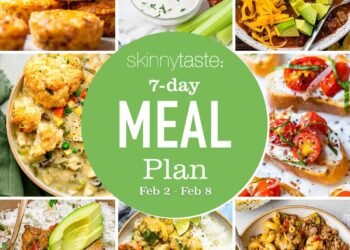 Free 7 Day Wholesome Meal Plan (Feb 2-8)
