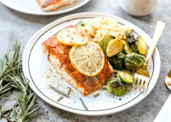 Baked Halibut With Lemon and Rosemary