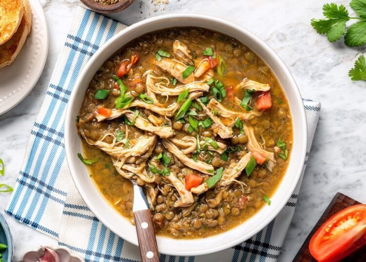 Hen Lentil Soup (Hearty & Cozy)