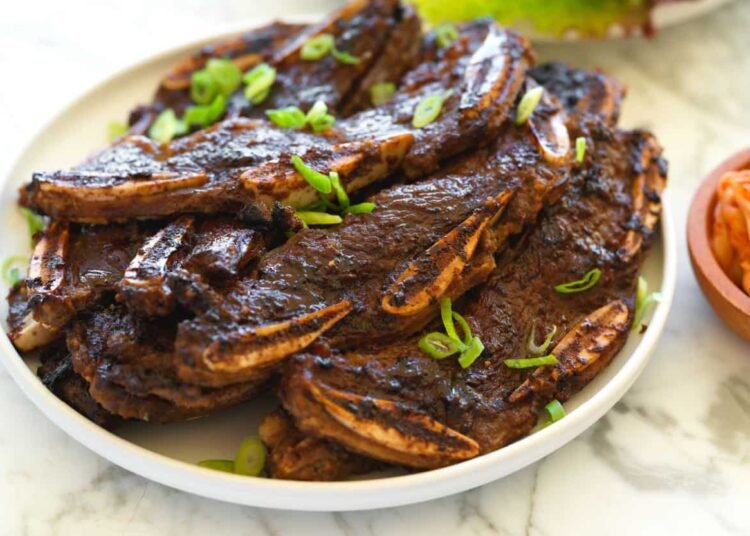 Korean Quick Ribs Recipe (Galbi)