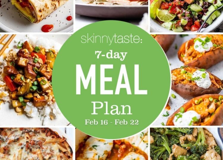 Free 7 Day Wholesome Meal Plan (Feb 16-22)
