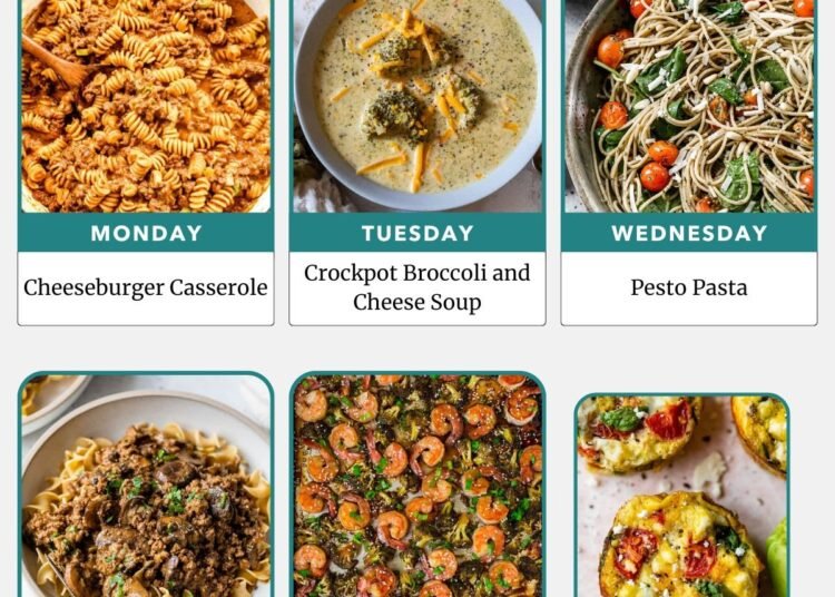 Weekly Meal Plan 3.1.26 – WellPlated.com