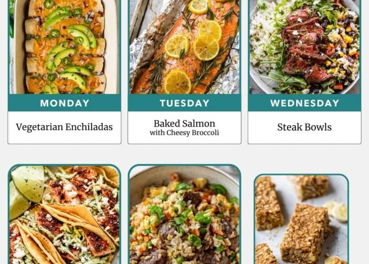 Weekly Meal Plan 3.15.26 – WellPlated.com