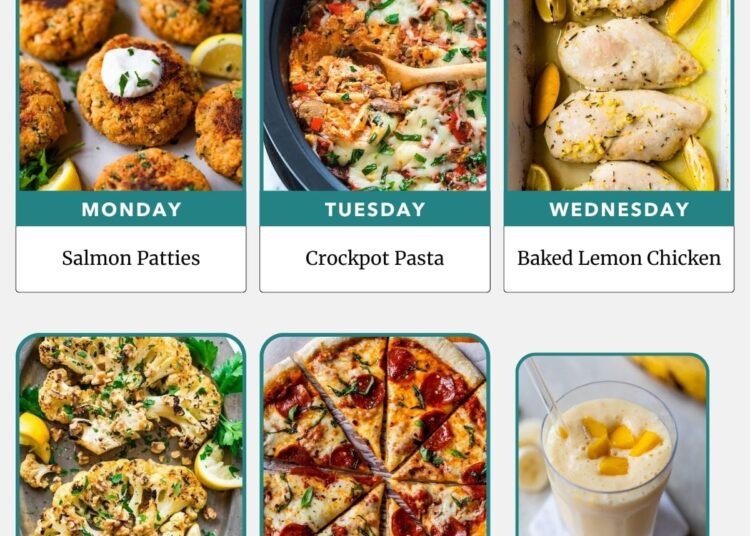 Weekly Meal Plan 3.22.26 – WellPlated.com