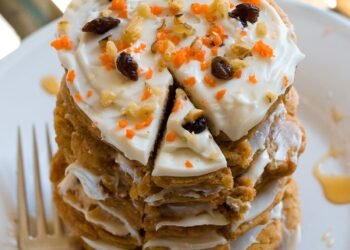 Carrot Cake Protein Pancakes – (Over 35g of Protein!)