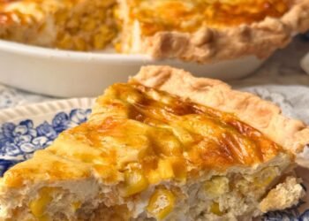 CHEDDAR CORN QUICHE – The Southern Girl Cooks