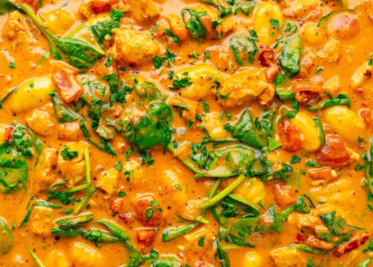 Hen Gnocchi in a Creamy Tomato Sauce