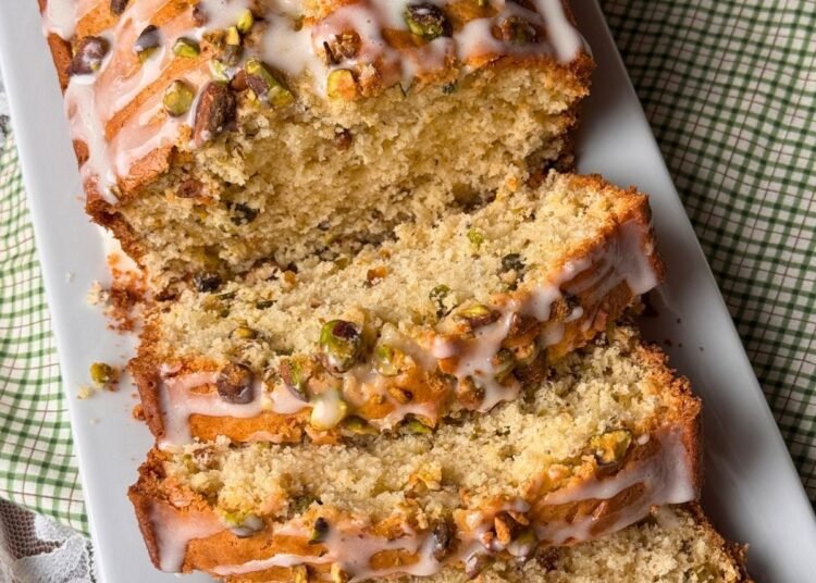 PISTACHIO LOAF CAKE – The Southern Girl Cooks