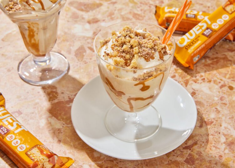 Quest STACKS Salted Caramel Shake Recipe