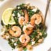 Shrimp and White Beans with Spinach and Feta
