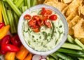 Whipped Avocado Cottage Cheese Dip