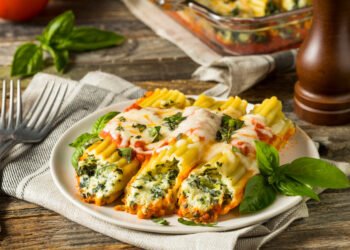 Spinach Cheese Manicotti – SHK