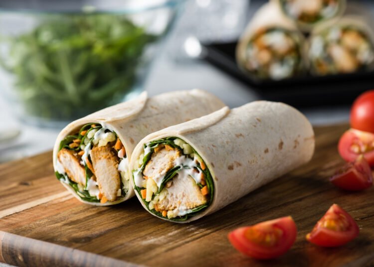 Tandoori Spiced Hen Wraps – SHK