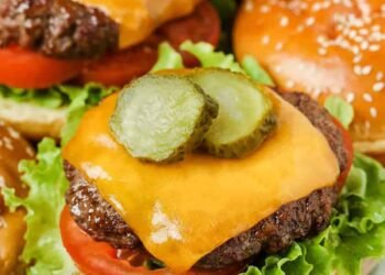 Air Fryer Hamburgers