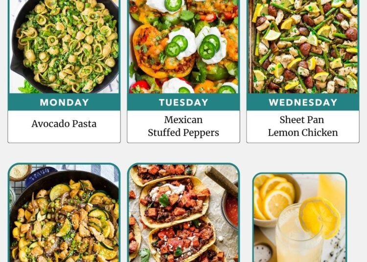 Weekly Meal Plan 4.12.26 – WellPlated.com