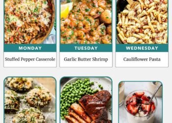 Weekly Meal Plan 4.5.26 – WellPlated.com