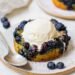 Blueberry Upside Down Cake (Air Fryer or Oven)