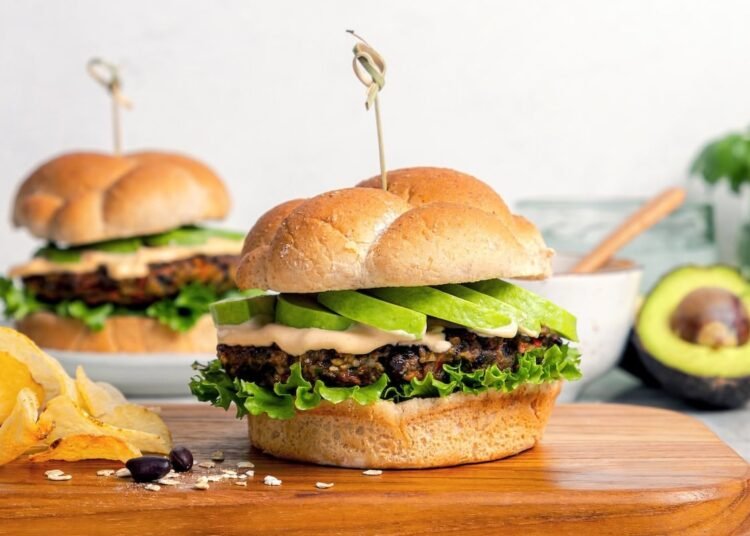 Black Bean Burgers with Chipotle Mayonnaise