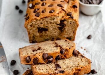 Simple Chickpea Flour Banana Bread (gluten-free!)