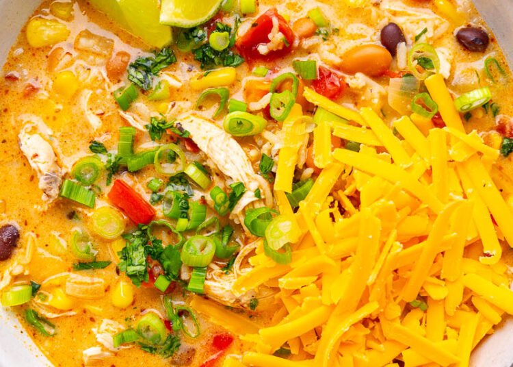 Creamy Chipotle Rooster and Rice Soup