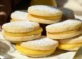 Lemon Alfajores with Lemon Curd (Tender, Buttery Cookies)