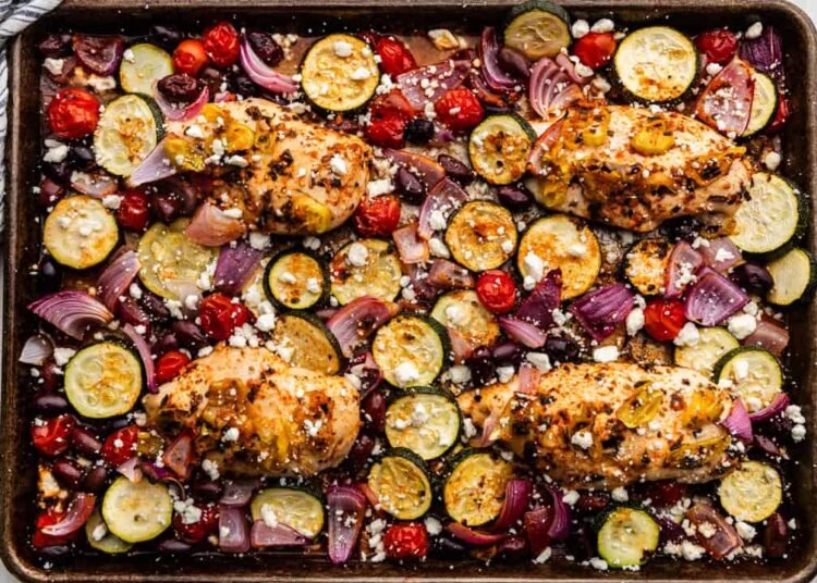 Sheet Pan Hen & Sausage Dinners