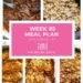 Straightforward Weekly Meal Plan Easy Household Dinners with Grocery Checklist