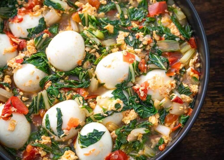 Sarciadong Pechay at Itlog – Panlasang Pinoy