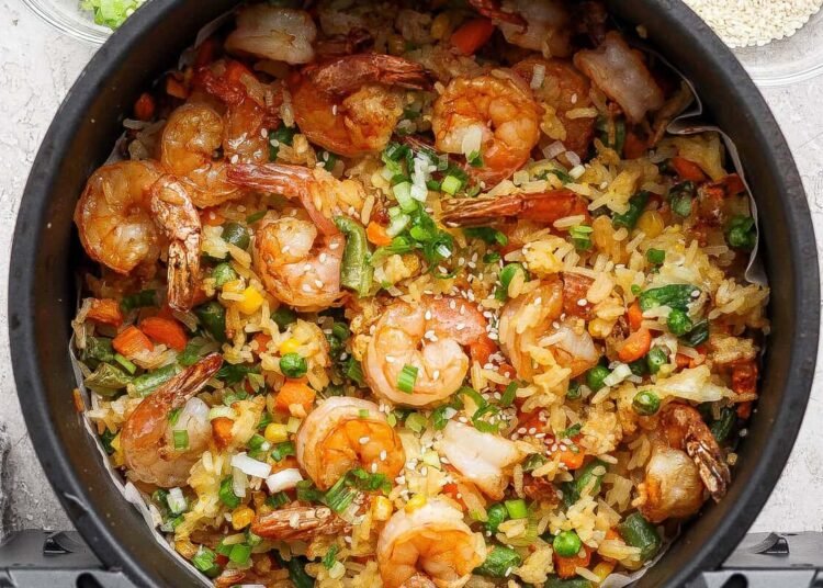 Additional Crispy Air Fryer Fried Rice with Shrimp