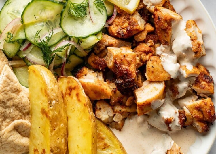 Rooster and Potatoes with Smoky Sauce Recipe