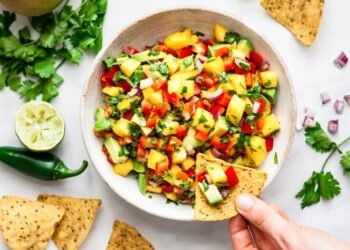 Recent Mango Salsa Recipe (good for dipping & topping!)