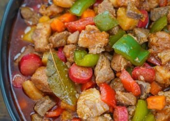 Pork Menudo with Bell Pepper