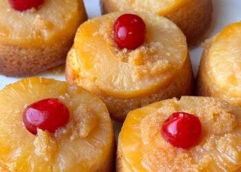 Pineapple Upside Down Cupcakes – Simple Recipe