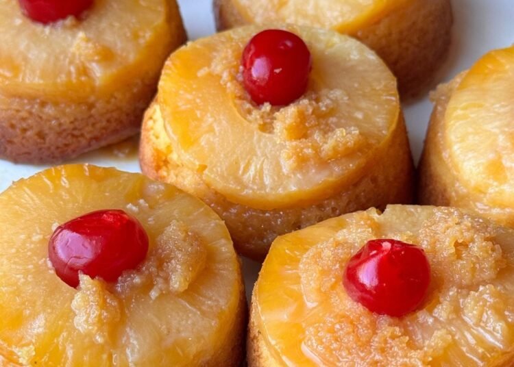 Pineapple Upside Down Cupcakes – Simple Recipe