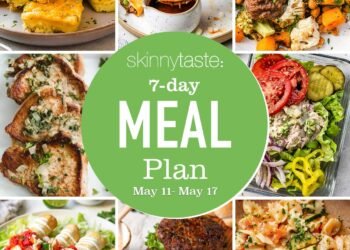 Free 7 Day Wholesome Meal Plan (Might 11-17)