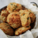 Cheddar Drop Biscuits with Chive Butter